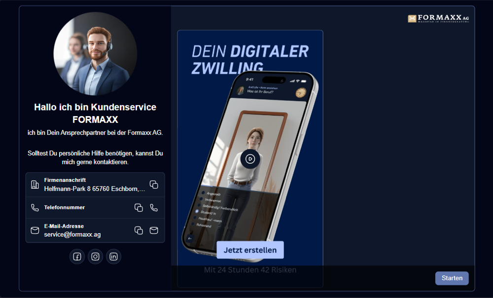 24 Stunden 42 Risiken — Start: Dein digitaler Zwilling