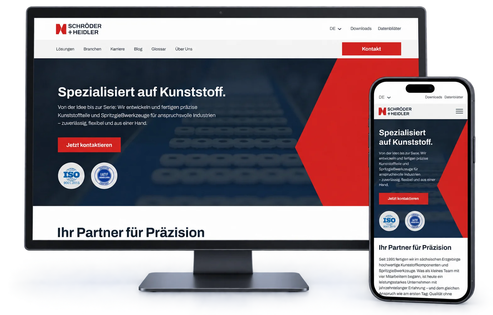 schroeder-heidler.de — Startseite des neuen Auftritts